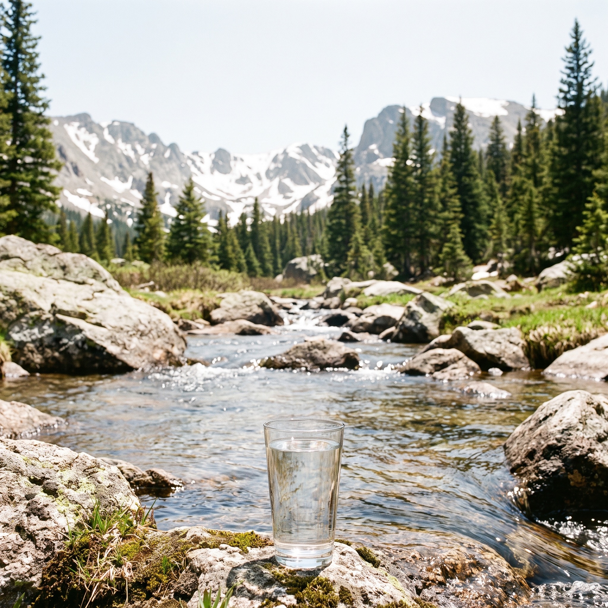 Englewood-area spigot drawing treated municipal water in inner-ring south Denver Metro