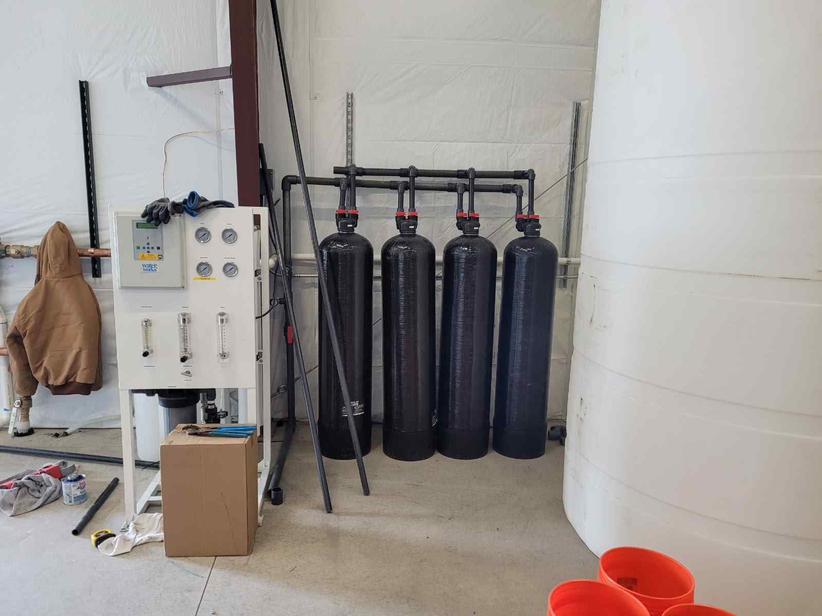 Commercial softener installation in Greeley