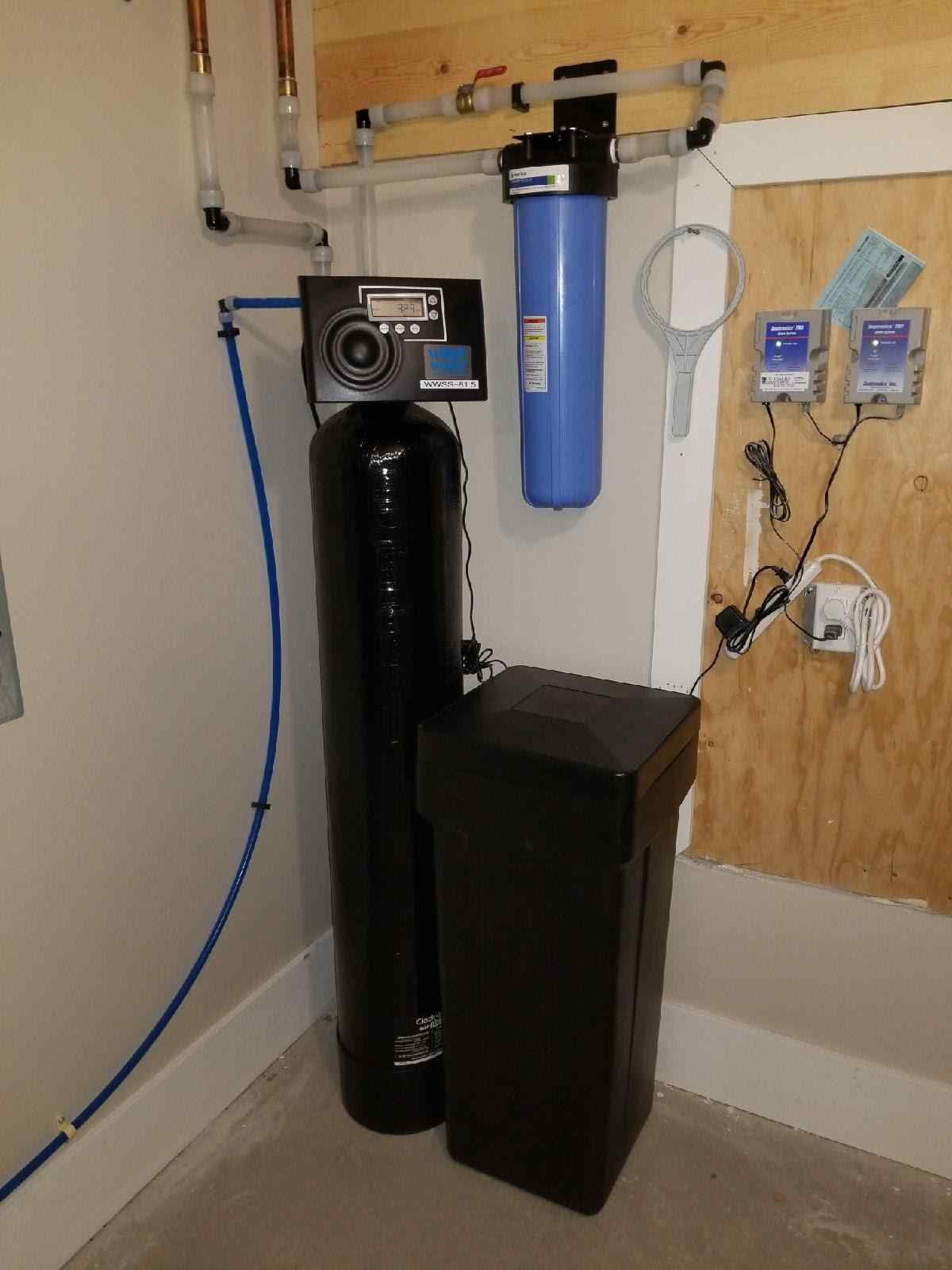 Commercial water treatment system in a Boulder business