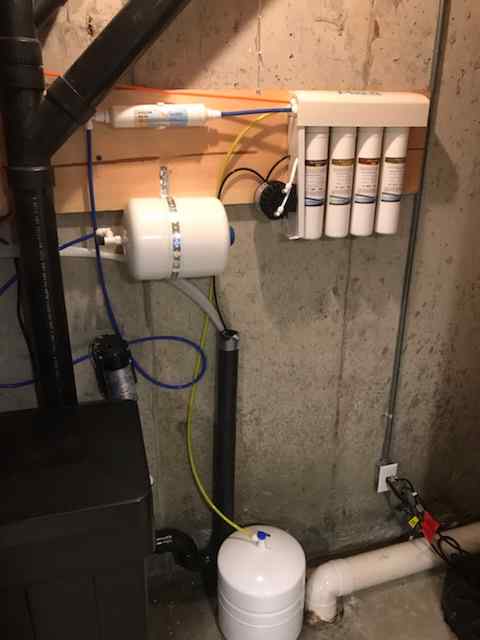 Residential water softener install in Loveland