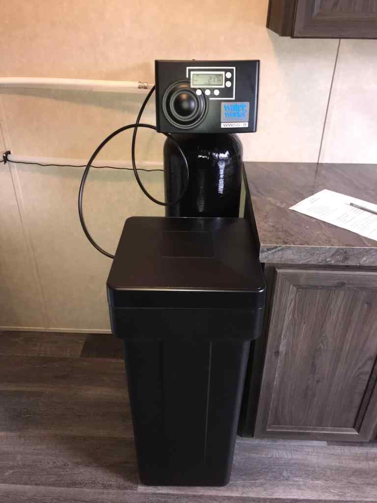 Well water filtration system in Elizabeth